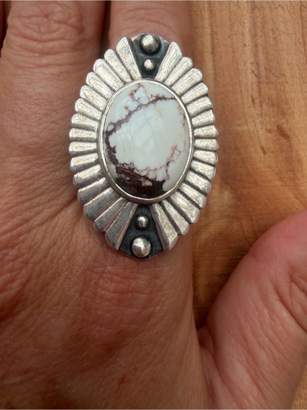 925 Sterling Silver Wild Horse Statement Ring